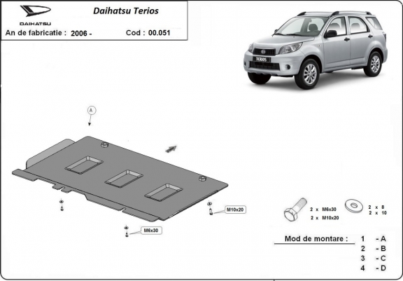 Scut cutie de viteză Daihatsu Terios